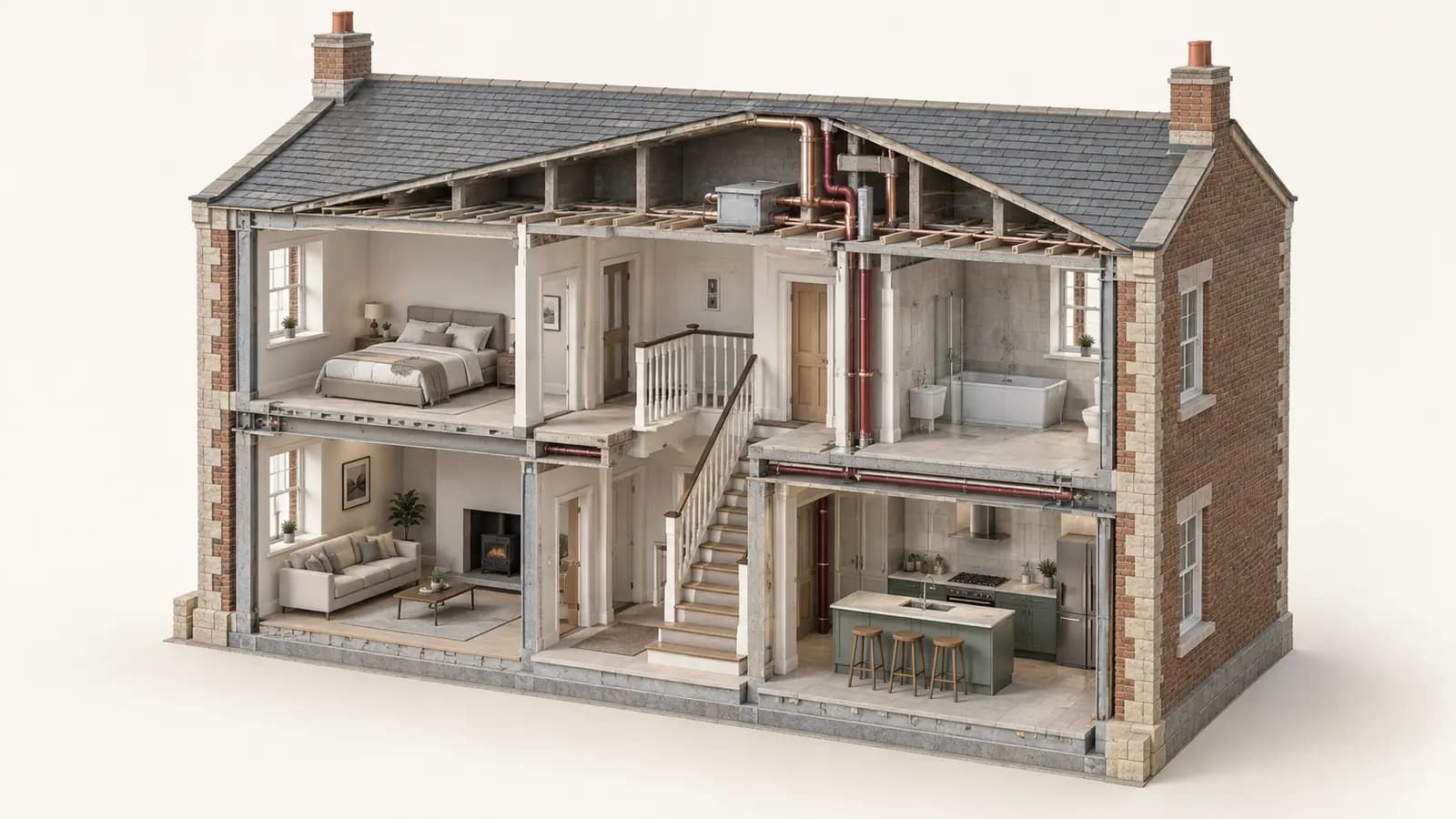 BIM model prepared from measured data
