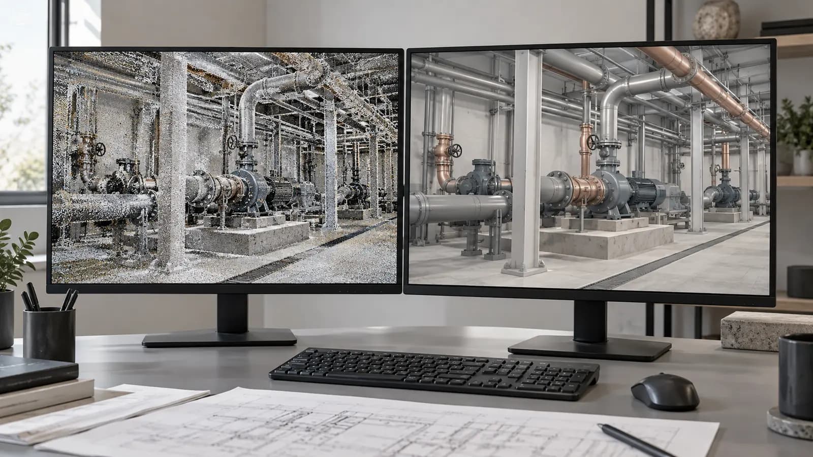 Point-cloud processing and preparation of working formats