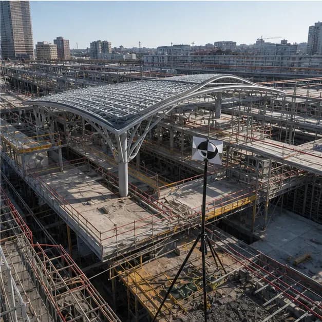 MCD Novokhokhlovskaya steel frame, view 3