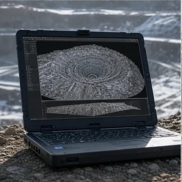 Mir diamond mine in Mirny, view 2