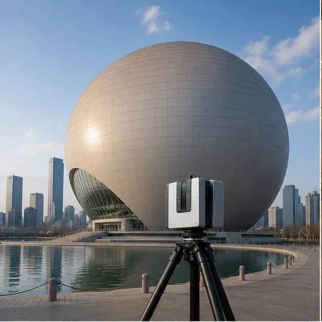 Planet Ocean museum building in Kaliningrad. Project visual