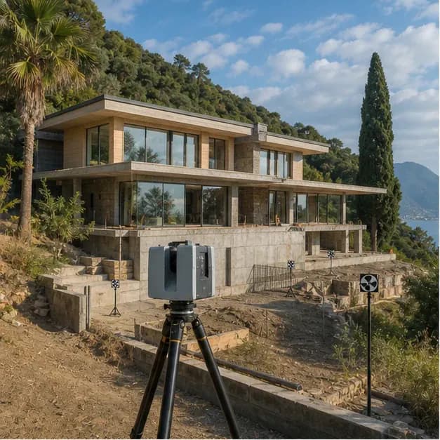 Private house in Abkhazia. Project visual