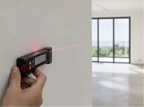 Technical diagram: Laser distance meter